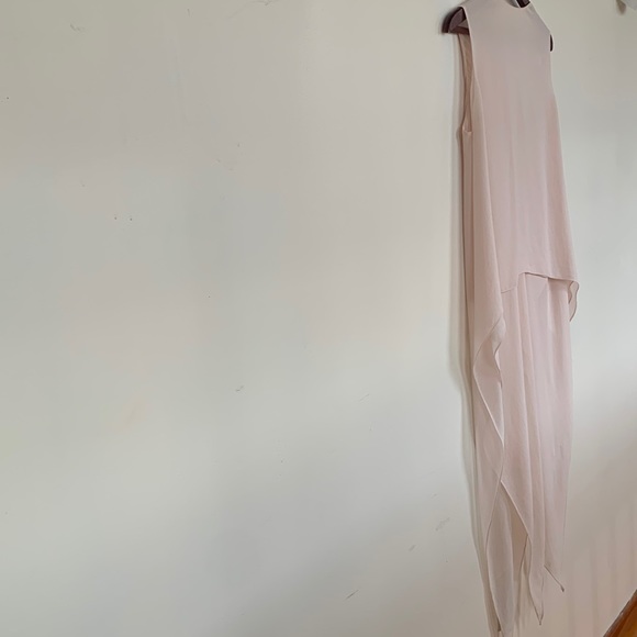 Carla Zampatti | Blush pink sheer top | Size 8 - Picture 2 of 7